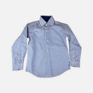 Isaac Mizrahi Blue and White Dotted Blouse